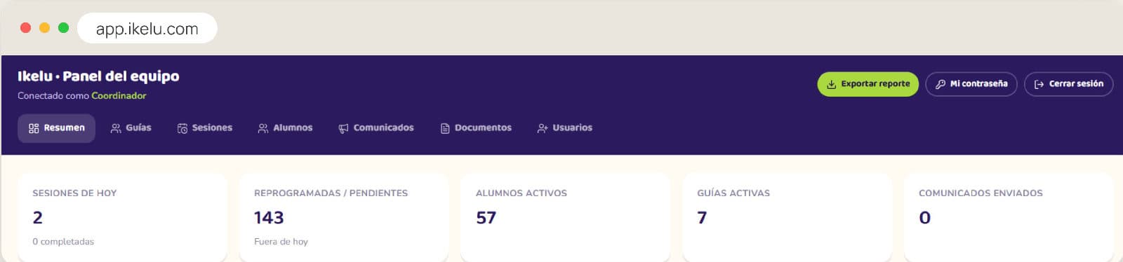 CRM de Ikelu — app.ikelu.com